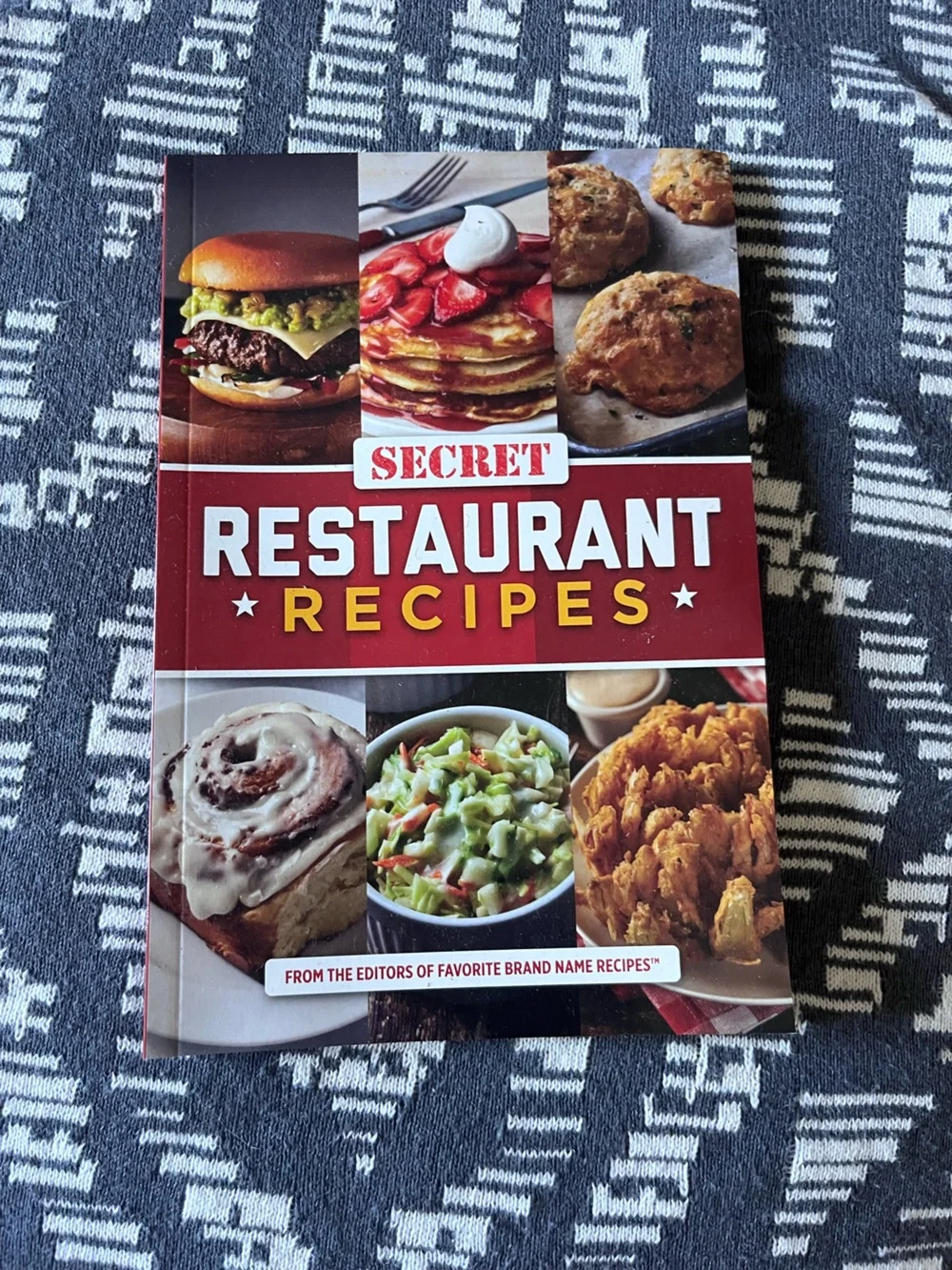 Restaurant Recipes Cookbook - Red Cover